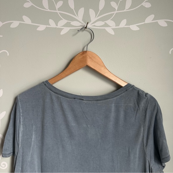 Gray-Blue Washed-Out Cable & Gauge Shirt in Size US XL - Picture 6 of 8